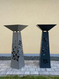 Pflanzs&auml;ule neu Blume+Willkommen